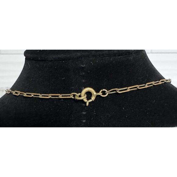 Antique Victorian Czech Blue Glass Filigree Bib Choker Necklace - Picture 6 of 14